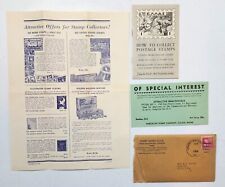 Vintage 1953 Stamp Hobby Guild Papers picture