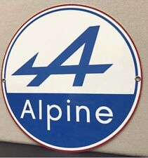 Alpine French Racing Renault  Vintage Logo Reproduction Garage Sign picture