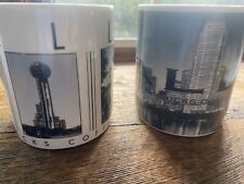 Lot Of 2 Starbucks Dallas City Mug Collector Series 18oz picture