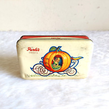 1950s Vintage Cinderella Graphics Parle's Sweets Advertising Tin Box Rare TN277 picture