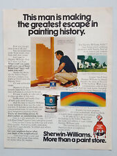 1971 Sherwin-Williams Paint Kem-Namel Rainbow Kem-Tone Vintage Magazine Print Ad picture