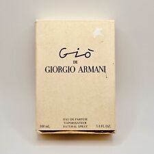 RARE VTG GIO de Giorgio Armani Women’s Eau de Parfum Spray 3.4 oz 100 ml MINT picture