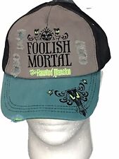 Disney Parks Haunted Mansion Foolish Mortal Baseball Hat/Cap picture