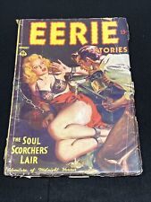 Eerie Stories #1 Aug 1937 Classic Saunders Pulp Magazine Key Grail VG picture
