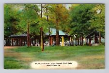 Jamestown PA-Pennsylvania, Pymatuning State Park, Pavilion, Vintage Postcard picture