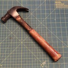 Vintage Plumb Leader Straight Claw Carpentry Hammer Button Head 20 oz picture