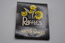 Vintage Matchbook Raffles at the Water Wheel Denver Colorado picture