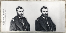 Union General Ulysses S. Grant Reproduction Glossy Stereoview Style Card Print picture