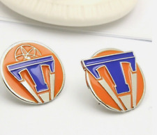 1 Pair/set Tomorrowland World's Fair Movie Emblem Badge Exclusive Pin Props picture