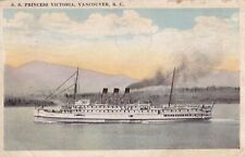 S. S. Princess Victoia Vancouver B. C. Postcard 1923 Ship Fort Scott KS  picture