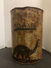 Vintage Sinclair Oil 5 Quart Substitution Proof Can Mellowed 100 Million Years picture