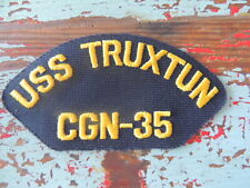USS Truxtun CGN 35 Patch Military US Navy Ship Nuclear Powered Cruiser Thomas  picture