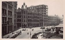 RPPC Hong Kong China Post Office Harbor The Connaught Hotel Photo Postcard D10 picture