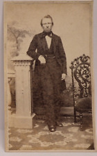 Antique CDV Carte De Visite Photo c1860's Unidentified Gentleman ~B F Howland Co picture