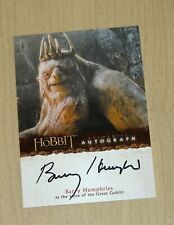 2014 Cryptozoic Hobbit Unexpected Journey autograph Barry Humphries A15 picture