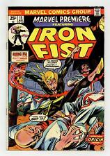 Marvel Premiere #15 FR 1.0 1974 1st app. and origin Iron Fist picture