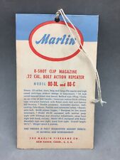 Marlin Firearms Tag 8-Shot Clip Magazine .22 Cal Bolt Action Repeater 80-DL 80C picture