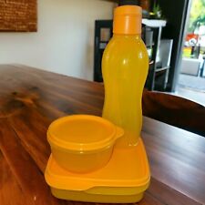 Tupperware Yellow Color Lunch Set Eco Bottle Lunch-It Bowl  NEW picture