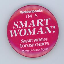 Vintage Smart Women/Foolish Choices Waldenbooks 2.25