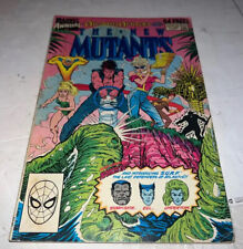 The New Mutants Annual Atlantis Attacks #5 Comic Book Marvel Comics 1989 picture