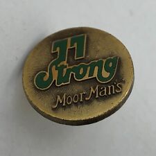 Vintage 1977 Moorman's 77 Strong Lapel Pin Tie Tac w/Chain Advertising G7 picture