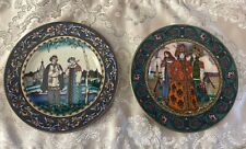 “THE RUSSIAN FAIRY TALES” PAIR (2)OF VINTAGE PLATES FROM GERMANY VILLEROY & BOCH picture