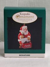 1993 Hallmark Keepsake Collectors Club Miniature Ornament Cool Santa FAST Ship picture