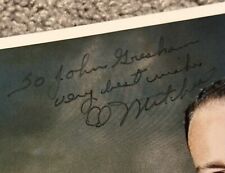 Edgar Mitchell Apollo 14 astronaut hand signed NASA 8x10 vintage litho picture