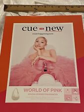 Ariana Grande Perfume Advertising Poster World Of Pink 11” X 14.5” picture