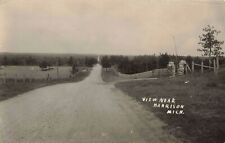 CEN Harrison Clare MI RPPC 1920s DOWN THE ROAD @ THE C.A. KLEMAN SHEEP RANCH picture