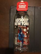 Absolut Vodka New York Liter empty bottle collector limited state edition  picture
