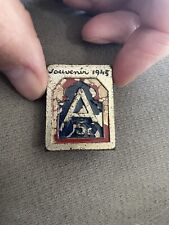 WW2 5th Army Theater Made Italy Souvenir Pin 1945 picture