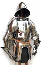 Larp Armour Medieval Armor Knight Wearable Suit Of Armor Costume With Helmet picture