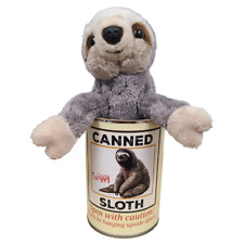 Fun Unique Gifts - Twiggy the Canned Sloth - Plush Sloth in a Tin Can w/Jokes picture