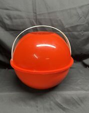 Vintage Ingrid Red Party Ball Complete Picnic Set Pre SLIGHT CRACK SEE PICTURES picture