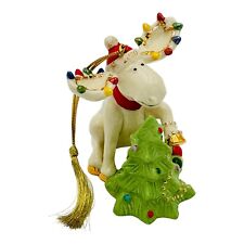 Lenox Merry Moose Tree Annual Christmas Ornament 2020 NEW RARE picture