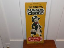 Vintage Ramon’s Brownie Pills Tin Embossed Sign picture