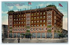 c1910's The Martin Building Street View Sioux City Iowa IA Antique Postcard picture