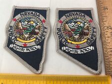 Nevada Public Safety Highway Patrol collectors Hat patch set 2 pieces all new picture