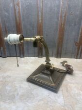 Vintage Verdelite Bankers Lamp Made In U.S.A Square Base picture
