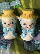 RARE HTF Royal Sealy Brinnco Kitty Shakers Kitsch Anthropomorphic Cats picture