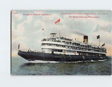 Postcard Excursion Steamer Christopher Columbus Goodrich Transit Company USA picture