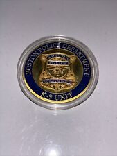 E67 Boston Police Department Special Operations  K-9 Unit  Challenge Coin picture