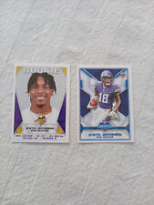 2020 NFL Sticker & Card Collection Justin Jefferson Rookie Panini #412, 556 picture