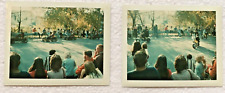 Vintage Polaroid Land Photo Lot Of 2 Early 1970's Shiners Parade Little Cars picture