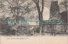 Bedford NY - BURSCH'S MILL BUILDING - Postcard Westchester County picture