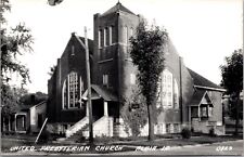 Real Photo Postcard United Presbyterian Church in Albia, Iowa picture