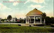 Antique Divided Back Postcard 1930s Pavilion Entrance to Zoo Wilmington Delaware picture