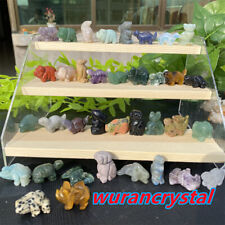 100pc Wholesale Mix Natural Quartz crystal Animal Carved Mini Skull Healing gift picture