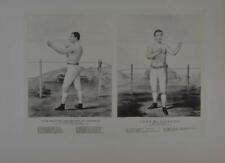 Vintage Currier & Ives Boxing Sports Art Print Wal Art 1930 Morrissey and Sayers picture